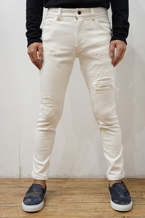 タイトでも動きやすい！【wjk】【ダヴル・ジェイ・ケイ】5823 dj13h tight knit-denim RP [12/white used]☆そして、いもくり。_b0108653_19103863.jpg