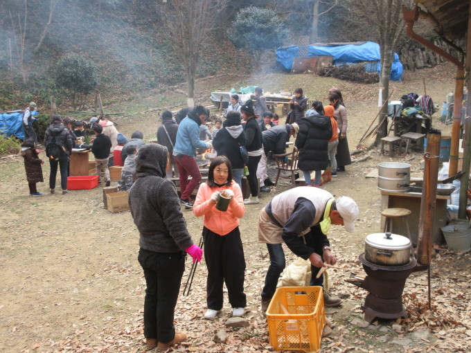 今年最後の里山行事（ミニ門松）_f0053885_08112292.jpg