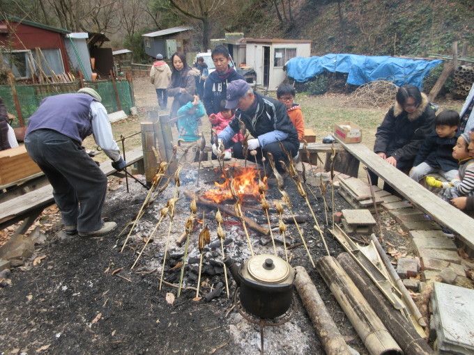 今年最後の里山行事（ミニ門松）_f0053885_08164310.jpg