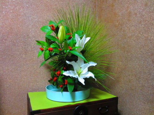 私のいけた正月花 東京いけばな日記 花と暮らしと生活と 私のいけた正月花 東京いけばな日記 花と暮らしと生活と