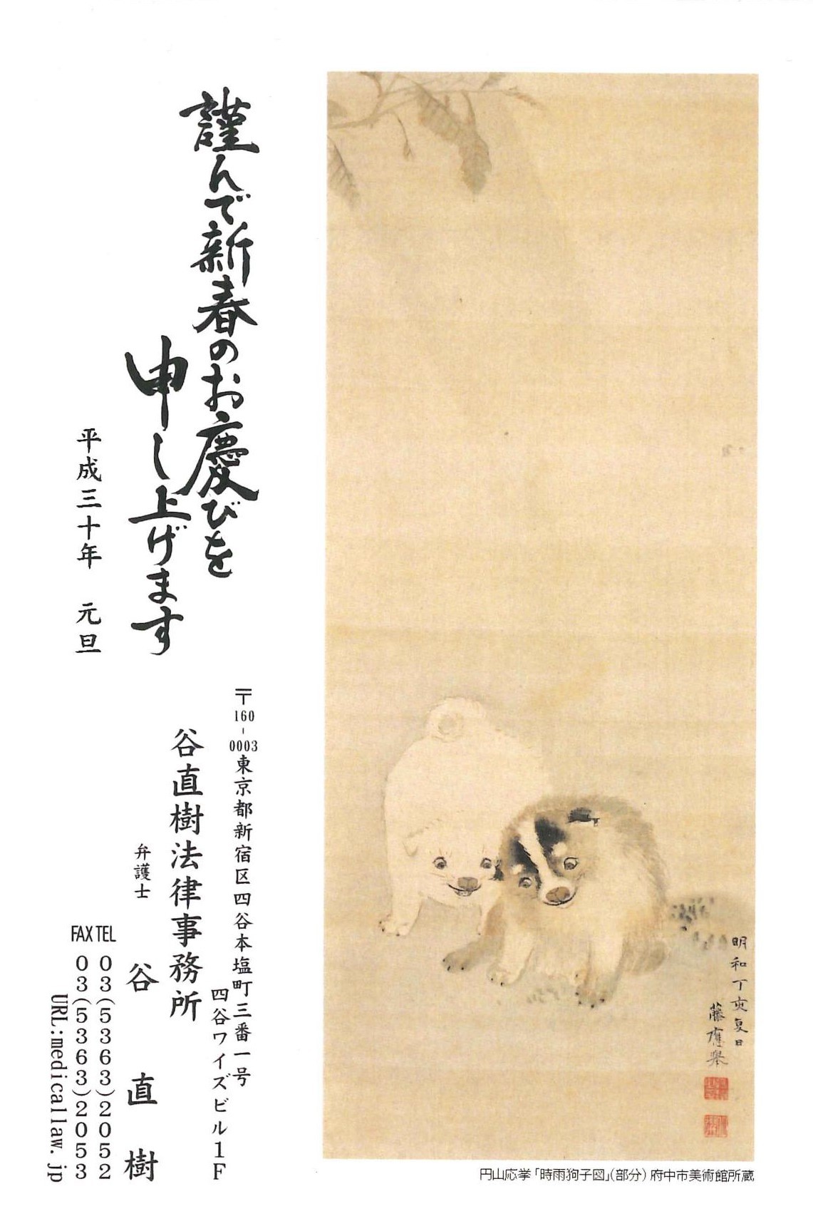 謹賀新年 皆様の御健康と御多幸をお祈り申し上げます 弁護士谷直樹 医療事件のみを取り扱う法律事務所のブログ 謹賀新年 皆様の御健康と御多幸をお祈り申し上げます 弁護士谷直樹 医療事件のみを取り扱う法律事務所のブログ