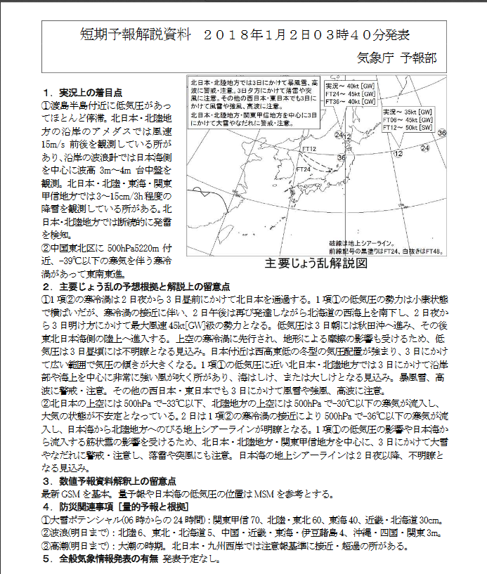 新潟県降雪量予報(2018年1月2日AM)　⑦⑧⑨⑫へ平均25cm、最大50cm_e0037849_07482703.png