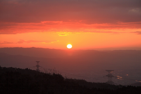 ほぼ気まぐれ「今日のポンポン山」　2018年ご来光_f0073587_22162964.jpg