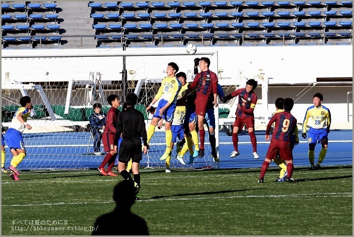 全国高校サッカー2017～18　上田西対京都橘_e0288838_08375216.jpg