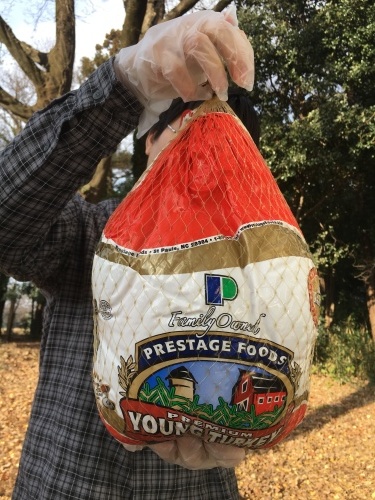 2017年12月24日野外料理研究 七面鳥のロースト_b0338345_14182036.jpeg