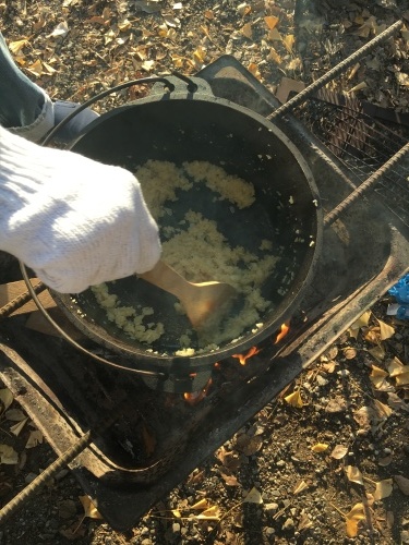 2017年12月24日野外料理研究 七面鳥のロースト_b0338345_14324504.jpeg