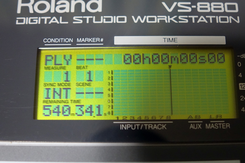 Roland デジタルワークステーション VS-880 実験改造 : ソニー Roland デジタルワークステーション VS-880 実験改造 : ソニー