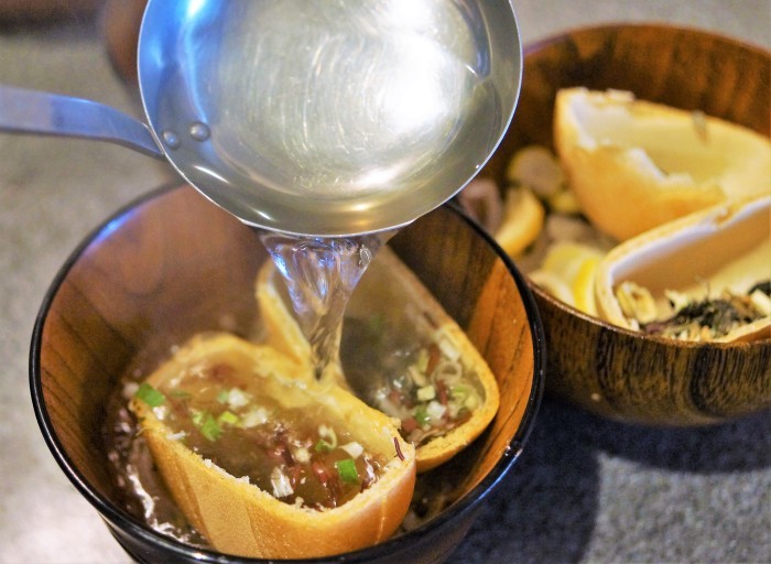 ■【お泊り朝ご飯は　残り物にちょい足しで支度。】 クリスマスパーティー翌朝編です♪_b0033423_23271212.jpg