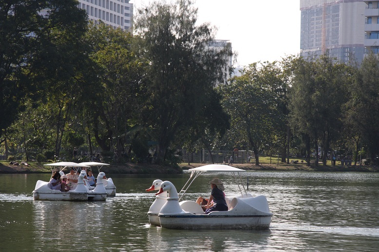 ルンピニー公園の、オオトカゲ　＊　バンコク旅_d0136804_21480964.jpg