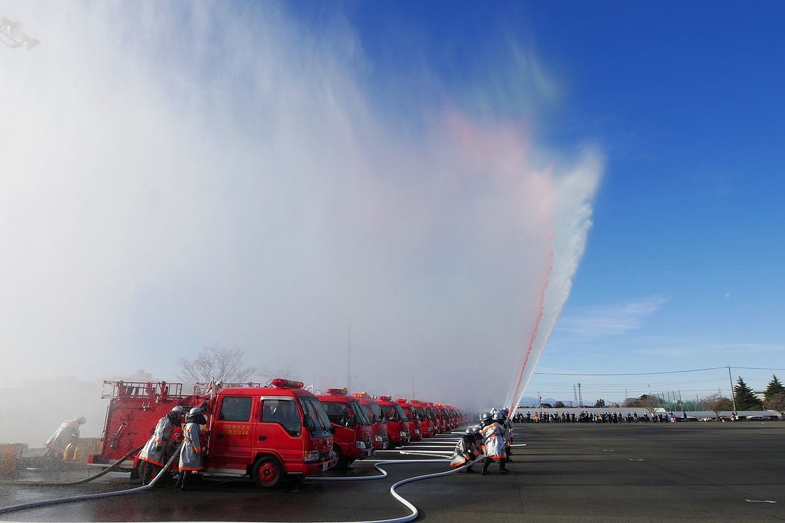 ２０１８年太田市消防出初め式！・・・強烈な赤城颪で梯子乗りが中止になっちゃったけど_a0031821_15015682.jpg