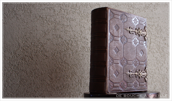 album de photos en cuir 聖書・古書のようなフォトアルバム フランスアンティーク_d0184921_14151433.jpg