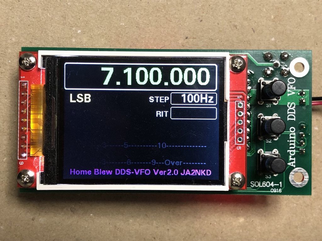 JA2NKD TFT AD9850 DDS Arduino VFO Soltecバージョン マニアックな無線とラジオ
