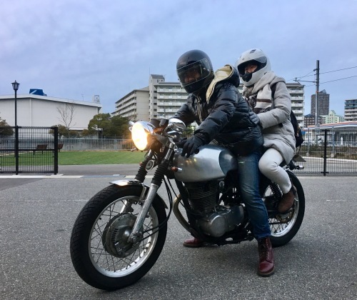 【バイクのお客様】年始、SR400でお越しくださいました_f0326751_17405331.jpg