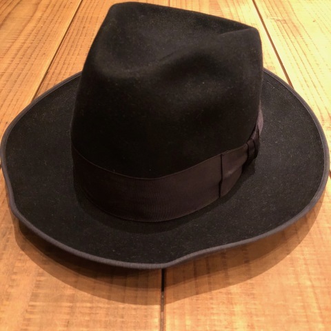 1950s \" Dobb\'s - 5th AVENUE - \" ALL WOOL VINTAGE - FEDORA - Felt HAT ._d0172088_22033933.jpg