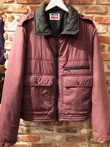 Early 1980s \" Levi\'s \" - INSULATION - CLASSIC SKI JACKET - PURPLE × BLACK - ._d0172088_20072634.jpg