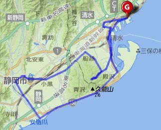 1/7（日）　初走り　日本平・浅間神社・久能街道 70km_c0133096_17221413.jpg