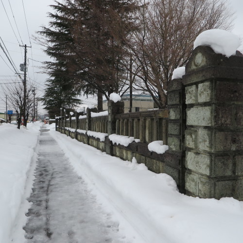 米沢キャンパスの雪景色：2018.1.９午前_c0075701_17253295.jpg