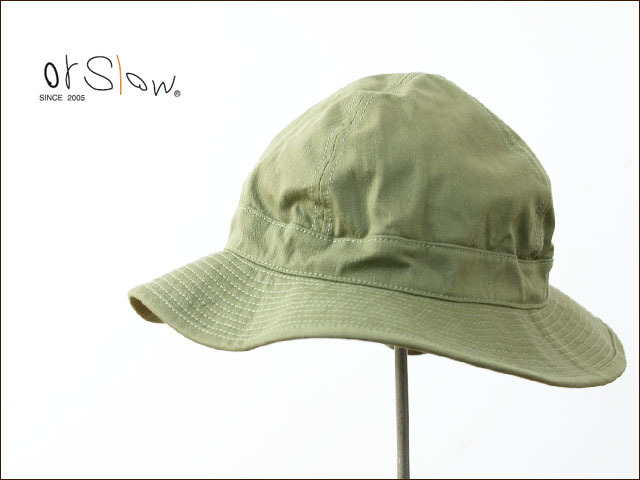 orslow[オアスロウ] US ARMY HAT GREEN WITH EYELET [03--001-16A] ユーエスアーミーハット MEN\'S/LADY\'S _f0051306_16514696.jpg