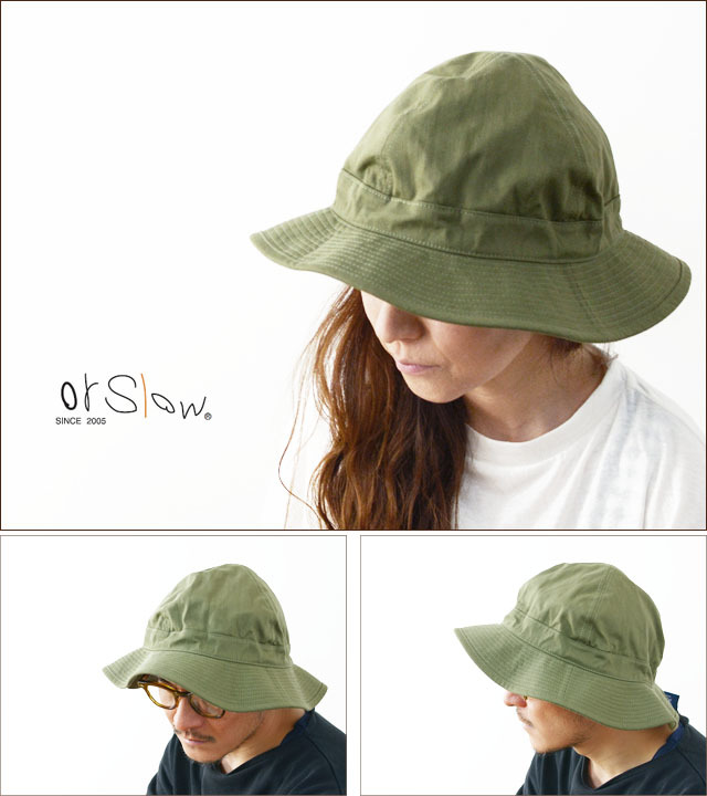 orslow[オアスロウ] US ARMY HAT GREEN WITH EYELET [03--001-16A] ユーエスアーミーハット MEN\'S/LADY\'S _f0051306_16515245.jpg