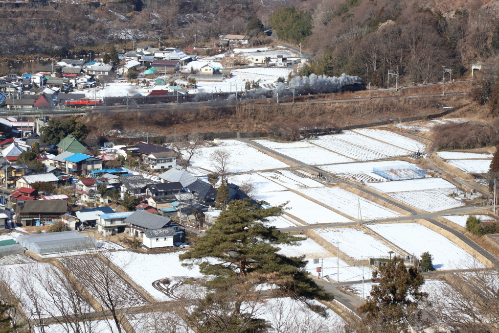 残雪の里に煙流れる - 上越線・2018年冬 -_b0190710_22471540.jpg
