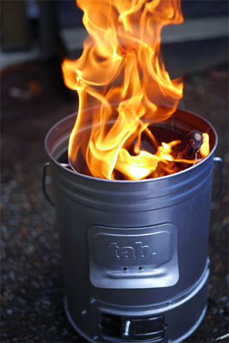 Tab の缶ストーブ ミニ焚き火を楽しむアイテム Martin Island 空と森と水と