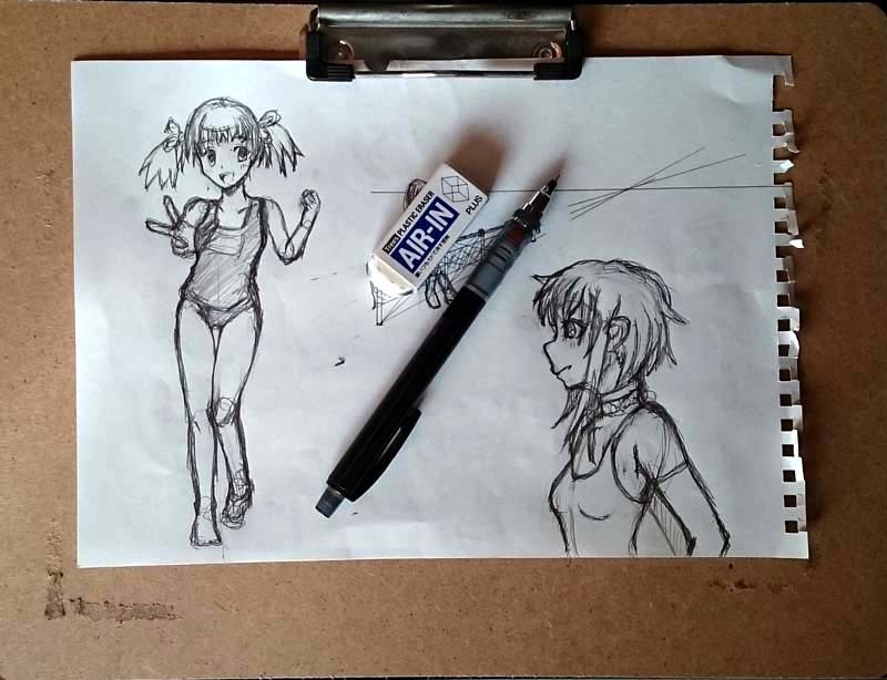 お絵かき練習にダイソーでdrawingノート買いました 気ままな備忘録ブログ 更新不定期