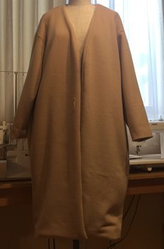 ｍｐｌ ｖネックノーカラーコート とおばちゃん青春の旅 In 東京 日々是お針子