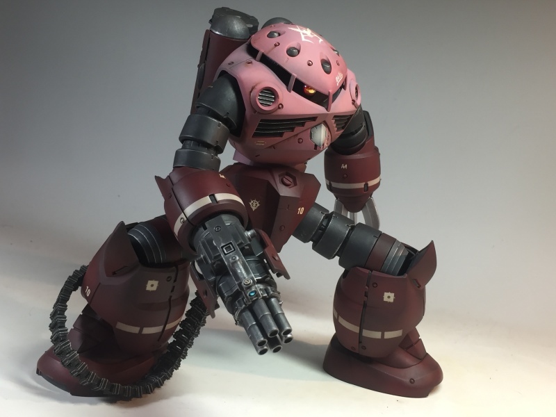 MG 1/100 MSM-07S シャア専用 ズゴック 戦場風 追加武装 塗装 MG 1/100 MSM-07S シャア専用 ズゴック 戦場風 追加武装 塗装