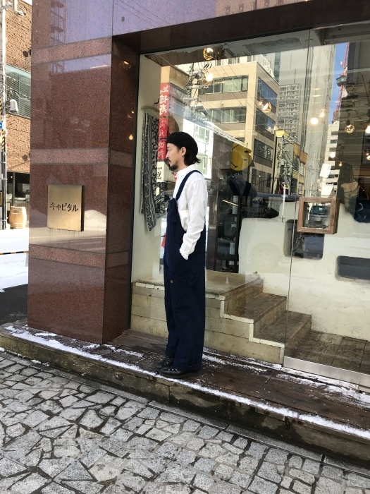 10ozIDG×IDGデニム老人と海オーバーオール : SAPPORO STAFF BLOG