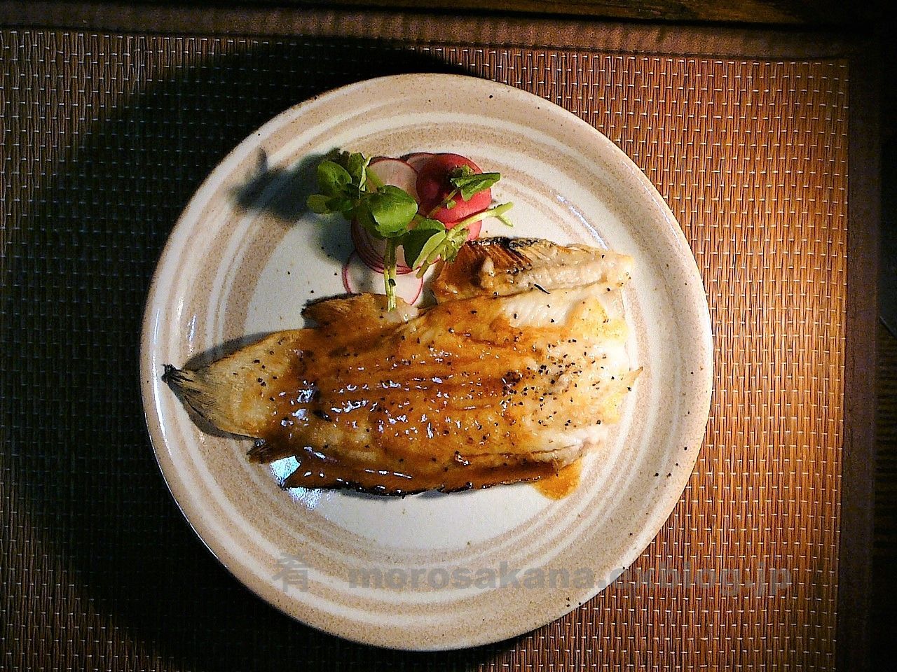 シマウシノシタのムニエル 肴