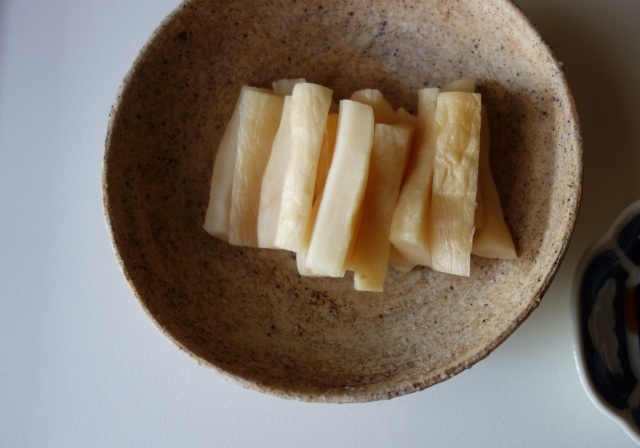 沢庵漬けが食べ頃となる。 : 糸巻きパレットガーデン