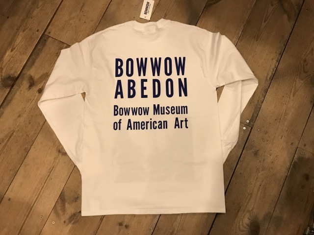 BOW WOW ABEDON LS TEE_d0121303_15103916.jpg