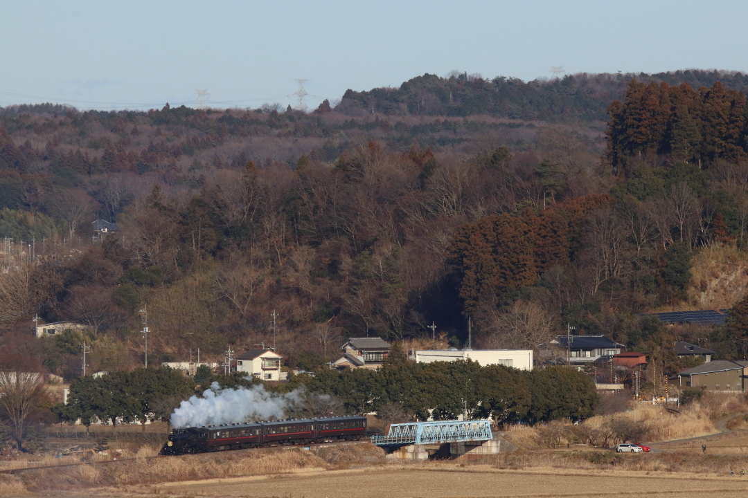 小貝川を白煙で渡るC12 - 真岡・2018年冬 -_b0190710_22574668.jpg