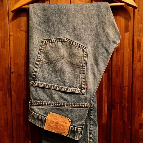 1980s \" Levi\'s - RED tab - \" 505 - 0217 model - chain stitch - VINTAGE DENIM PANTS ._d0172088_19261748.jpg