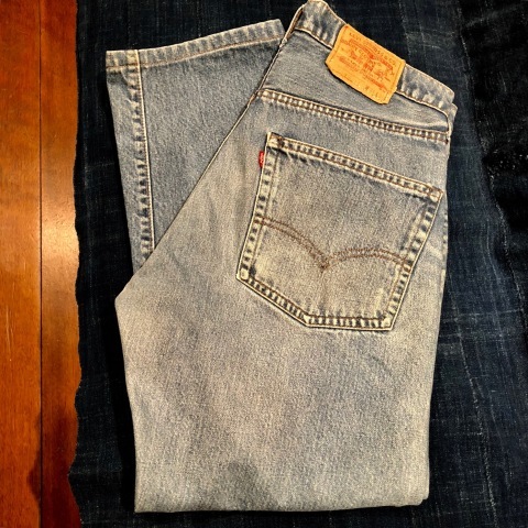 1980s \" Levi\'s - RED tab - \" 505 - 0217 model - chain stitch - VINTAGE DENIM PANTS ._d0172088_21282950.jpg