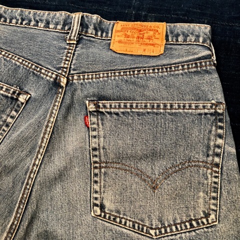 1980s \" Levi\'s - RED tab - \" 505 - 0217 model - chain stitch - VINTAGE DENIM PANTS ._d0172088_21303660.jpg