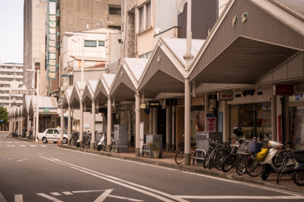 高知県高知市 中の橋商店街 風じゃ
