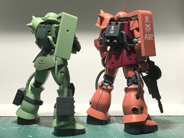 シャア専用ザク（「HGUCザクF2」使用） : サンフィッシュ飛行隊