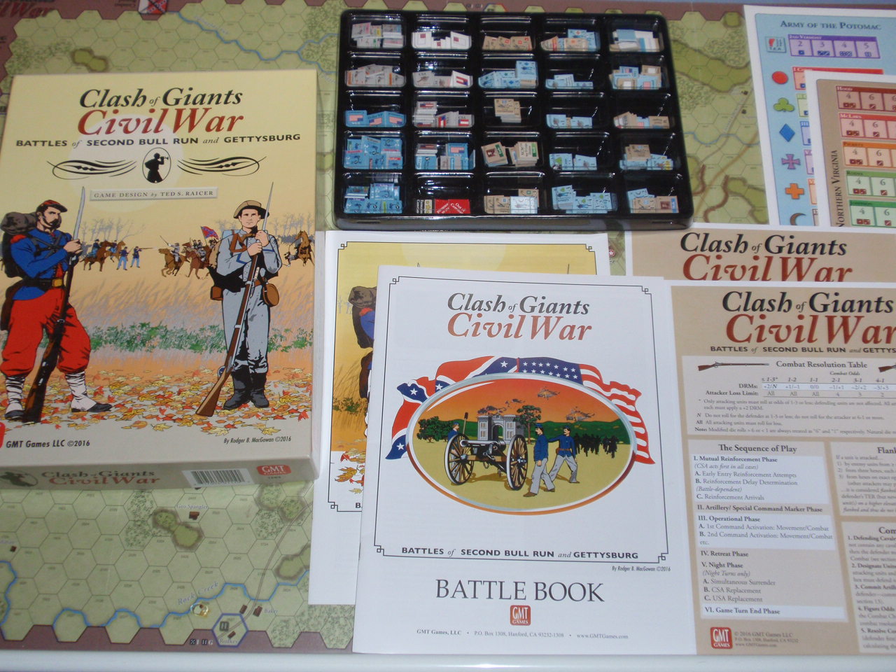GMT「Clash of Giants:Civil War」より「Gettysburg」を対戦_b0162202_20212477.jpg