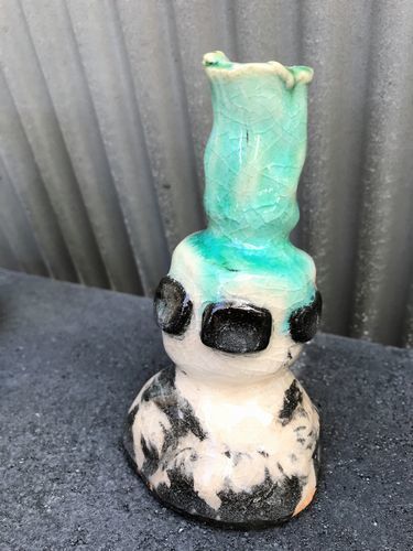 【作品ギャラリー⛄モノトーンの花器】_f0378626_11595001.jpg