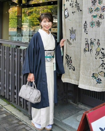 着物でご来店のお客様・多津子さま十日町紬に木屋太帯_f0181251_1941714.jpg