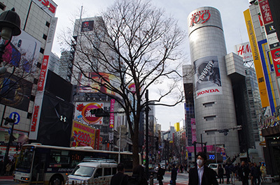 1月18日(木)の109前交差点_b0056983_18011388.jpg