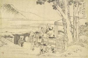 葛飾北斎　百人一首　姥がゑとき　Ⅲ．版下絵_b0044404_23224178.jpg