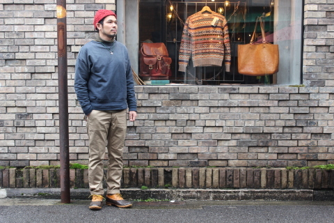 WORKERS \"Officer Trousers\" & \"Cotton Knit Cap\" ご紹介_f0191324_08303555.jpg