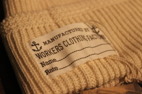 WORKERS \"Officer Trousers\" & \"Cotton Knit Cap\" ご紹介_f0191324_08322650.jpg