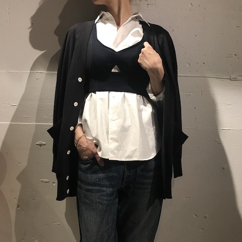 春 コットンのカーディガン_d0364239_18181108.jpg