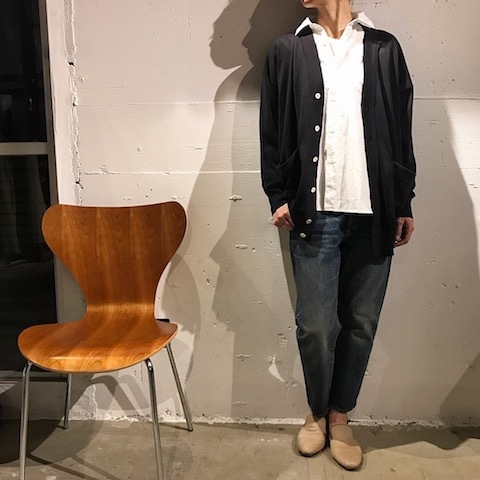春 コットンのカーディガン_d0364239_18190167.jpg