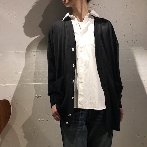 春 コットンのカーディガン_d0364239_19544190.jpg