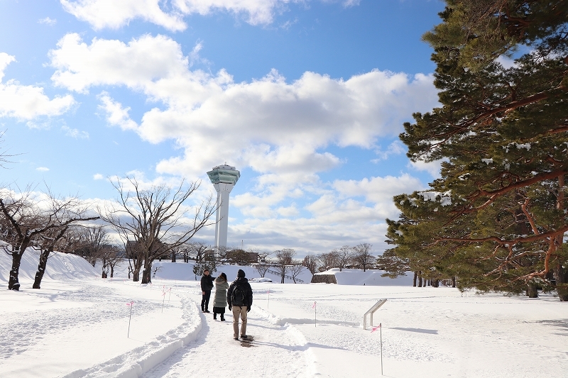 1月14日　冬の五稜郭公園　７_b0250154_20095860.jpg