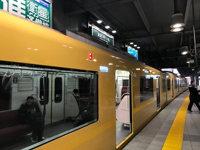 黄色い電車と～夕日～～_d0103296_17001375.jpg